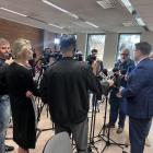 Uroczyste podpisanie umowy na termomodernizację budynku OSP w Goleszowie