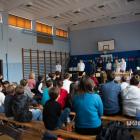 Druga edycja Miejskiego Turnieju Układania Kostki Rubika na czas w Jaworznie. Fot....