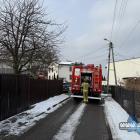 Pożar samochodu na ulicy Starej