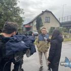 Ekipa TVP 3 Katowice robi zapowiedź programu ''Misja interwencja''