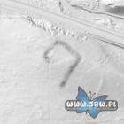 Obrys obiektu na skanie długoszyńskiej Skałki