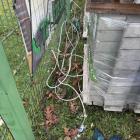 Zniszczone oświetlenie na stadionie LKS Ciężkowianka Jaworzno