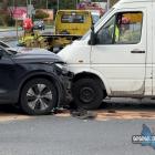 Cztery auta zderzyły się na skrzyżowaniu ulic Grunwaldzkiej i Szczakowskiej