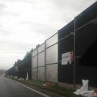 Zniszczone banery wyborcze. Fot: Michał Kirker