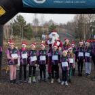 SPL Jaworzno podczas biegu mikołajkowego w Jaworznie