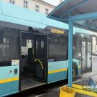 Autobusy PKM Jaworzno na dworcu w Szczakowej