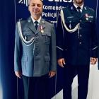 podinsp. Grzegorz Bień i insp. dr Piotr Uwijała. Komendant Komendy Miejskiej Policji w...