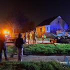 Dachowanie samochodu na ulicy Towarowej. Fot. Patrycja Koprzak