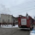 Pożar sadzy komina w Byczynie