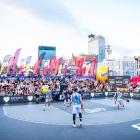 Mistrzostwa Polski w koszykówce 3x3 na katowickim rynku Fot. Ewa Michalik 