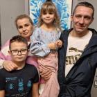 Rodzina Dziwaków: Fabian, tato Kamil, mama Wioletta, Zuzanna 