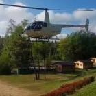 Helikopter na sosinie