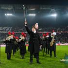 Orkiestra Górnicza ZG Sobieski na Górniku Zabrze. Foto. Górnik Zabrze 