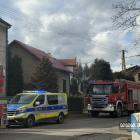 Zadymienie w kominie na ulicy Kasztanowej