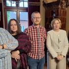 Jaworzniccy muzealnicy: Adrian Rams, Barbara Stanek, Piotr Burczy, Elżbieta Trojan,...