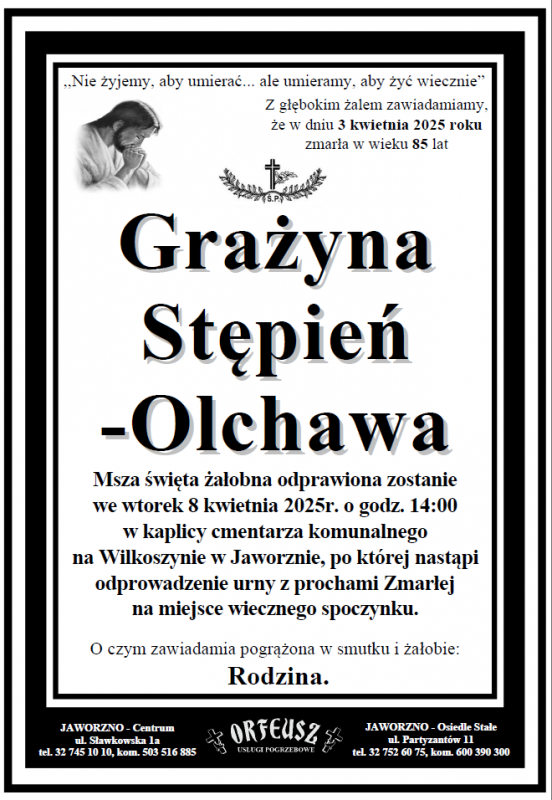 GRAŻYNA STĘPIEŃ-OLCHAWA