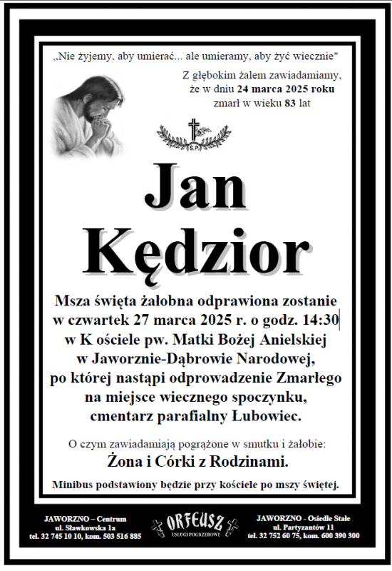 JAN  KĘDZIOR