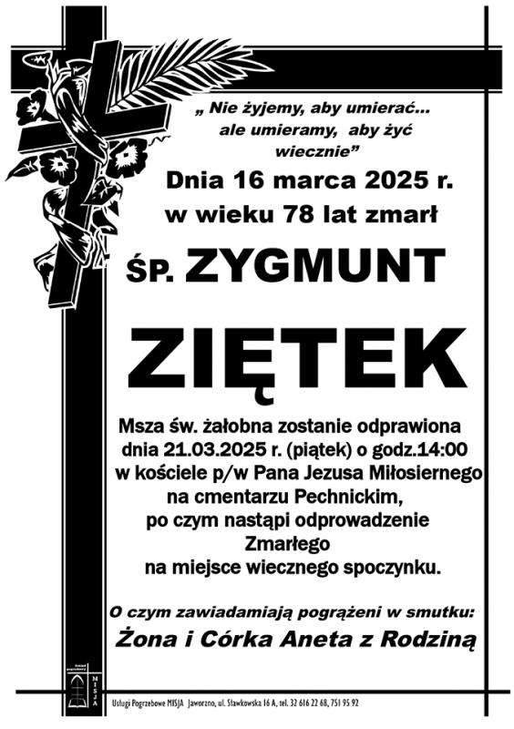 ZYGMUNT ZIĘTEK