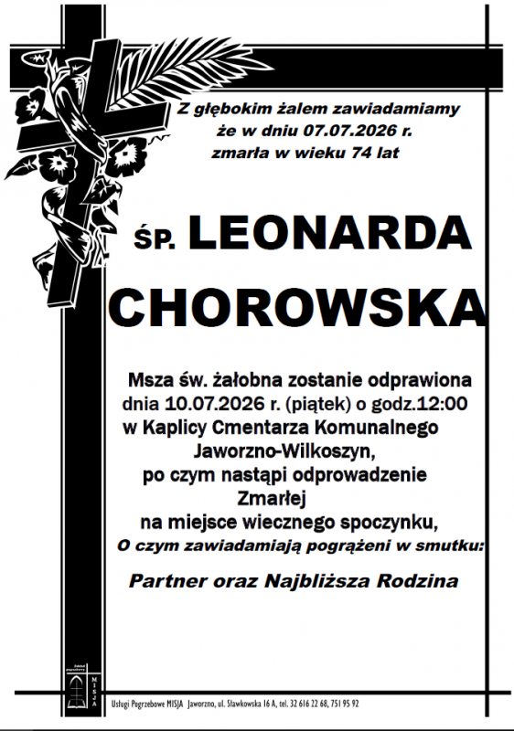 LEONARDA CHOROWSKA
