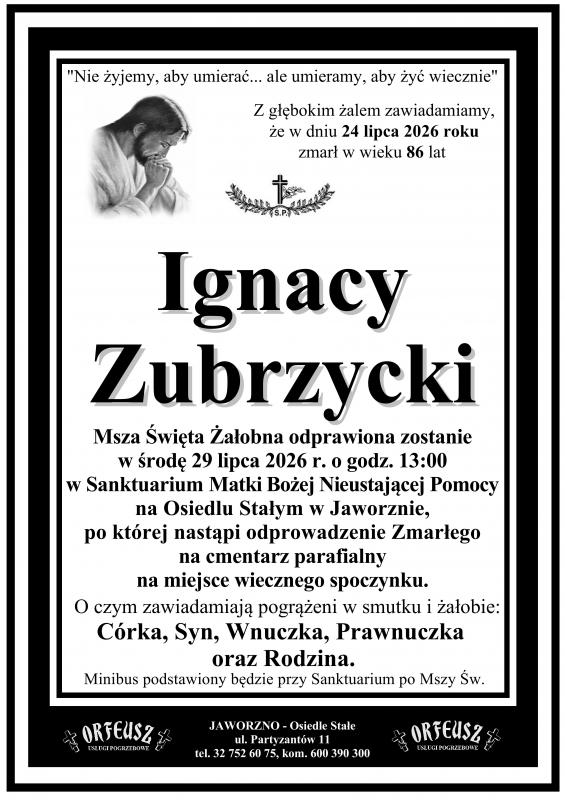 IGNACY ZUBRZYCKI
