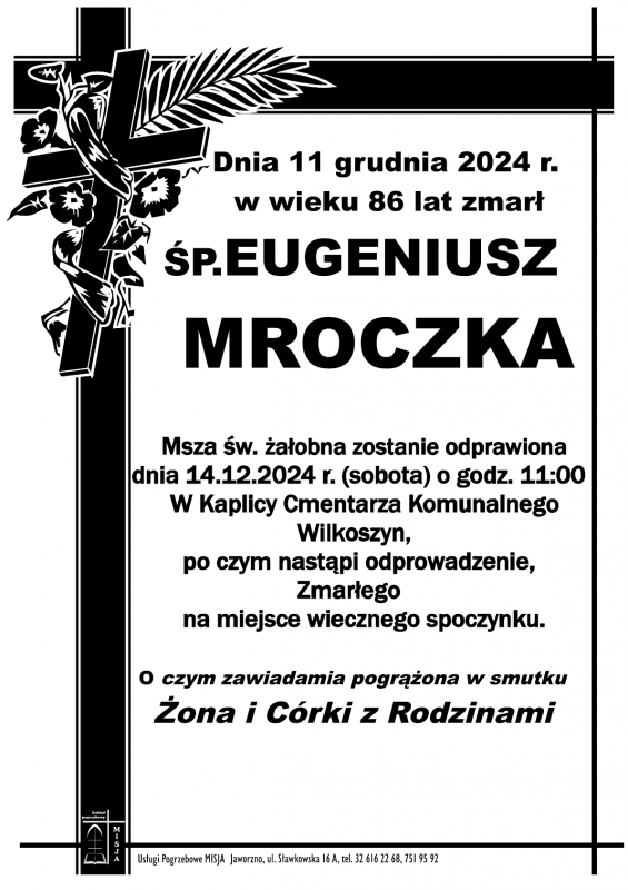 EUGENIUSZ  MROCZKA