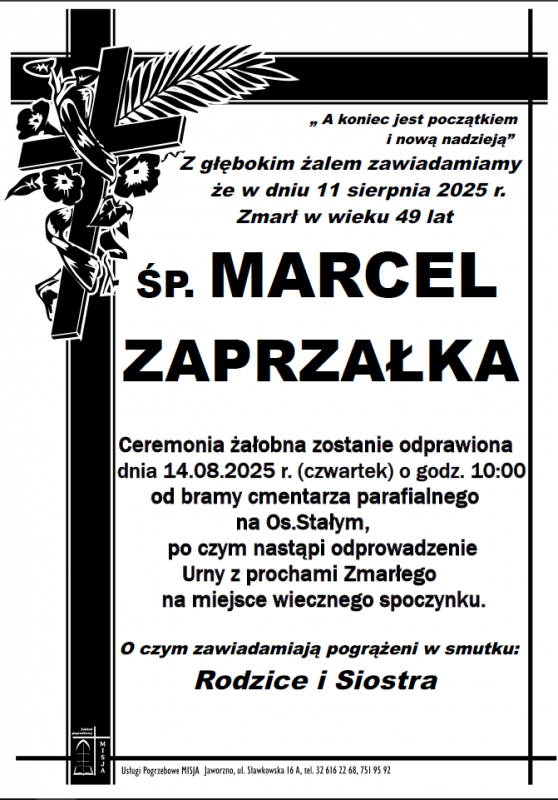 MARCEL ZAPRZAŁKA