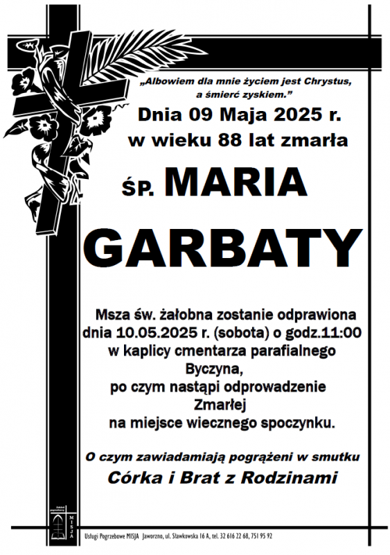 MARIA GARBATY