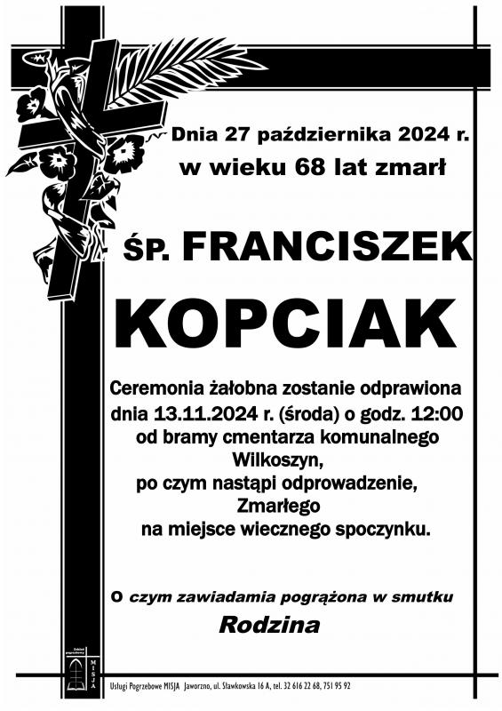 FRANCISZEK KOPCIAK