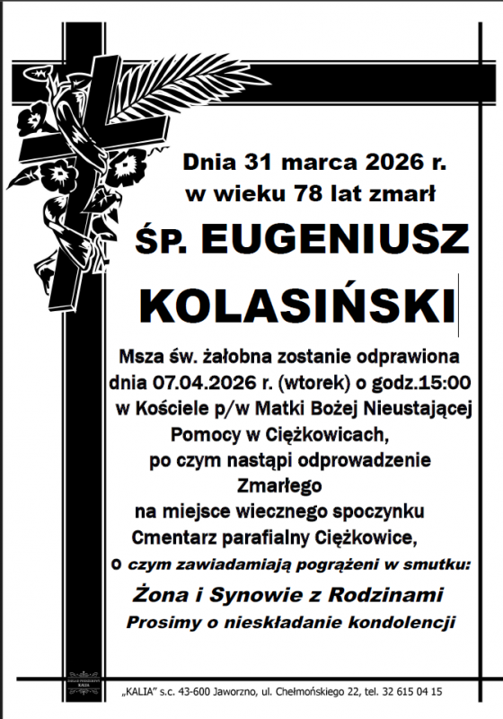 EUGENIUSZ KOLASIŃSKI