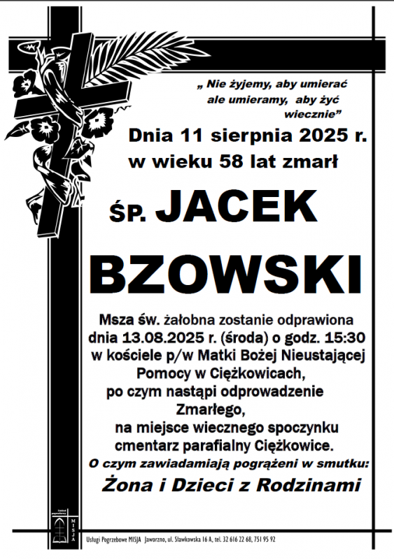 JACEK BZOWSKI