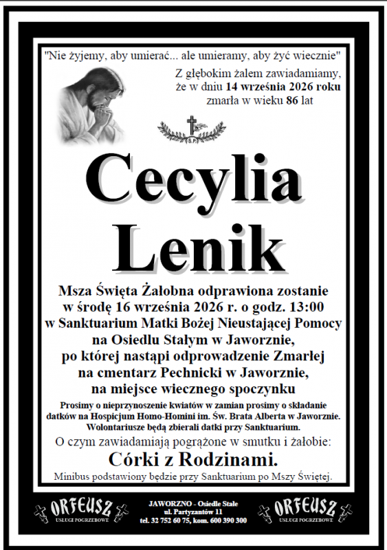 CECYLIA LENIK