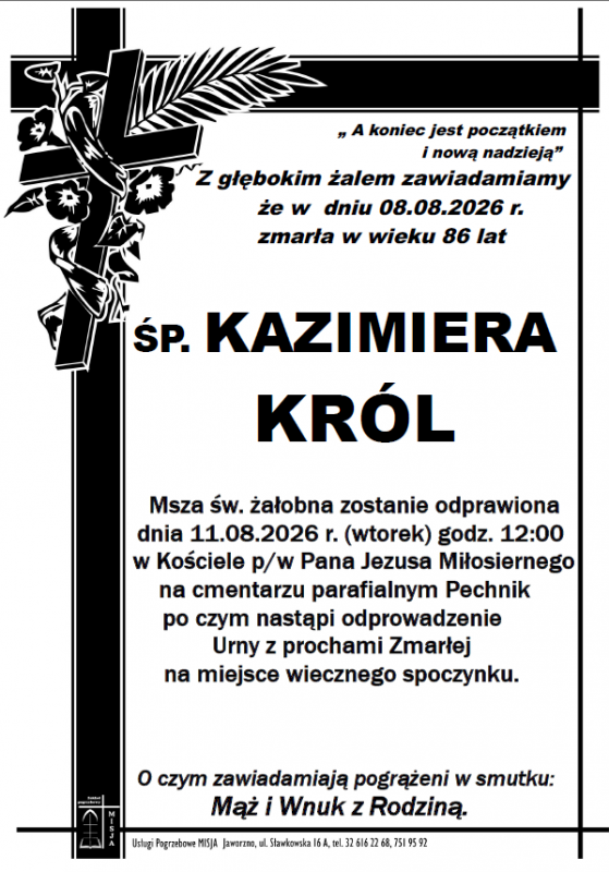 KAZIMIERA KRÓL