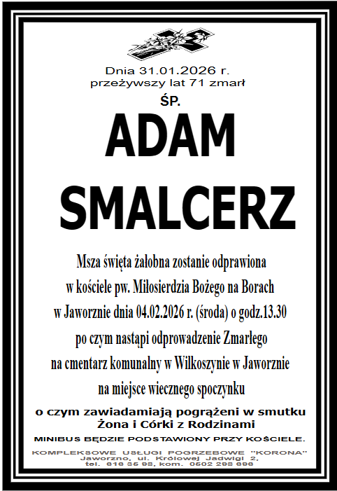 ADAM   SMALCERZ