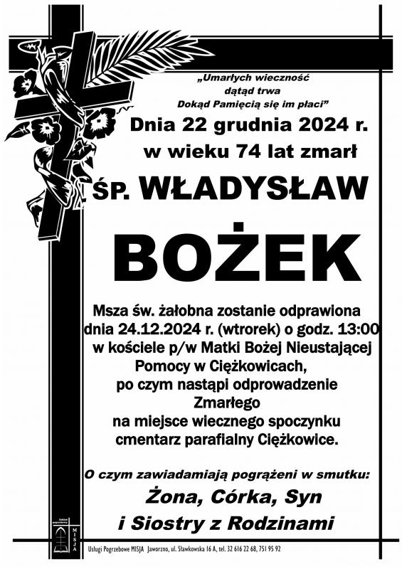 WŁADYSŁAW BOŻEK