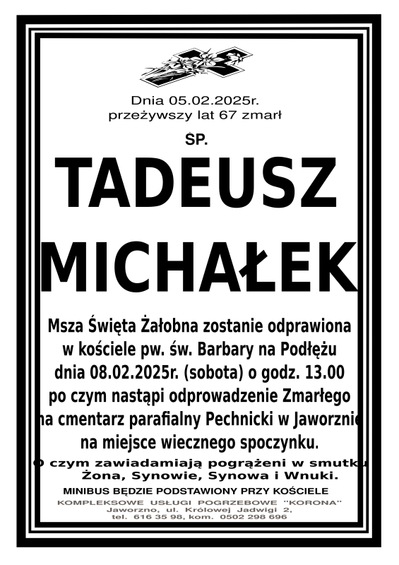 TADEUSZ MICHAŁEK