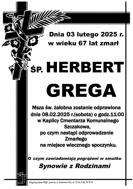 HERBERT GREGA