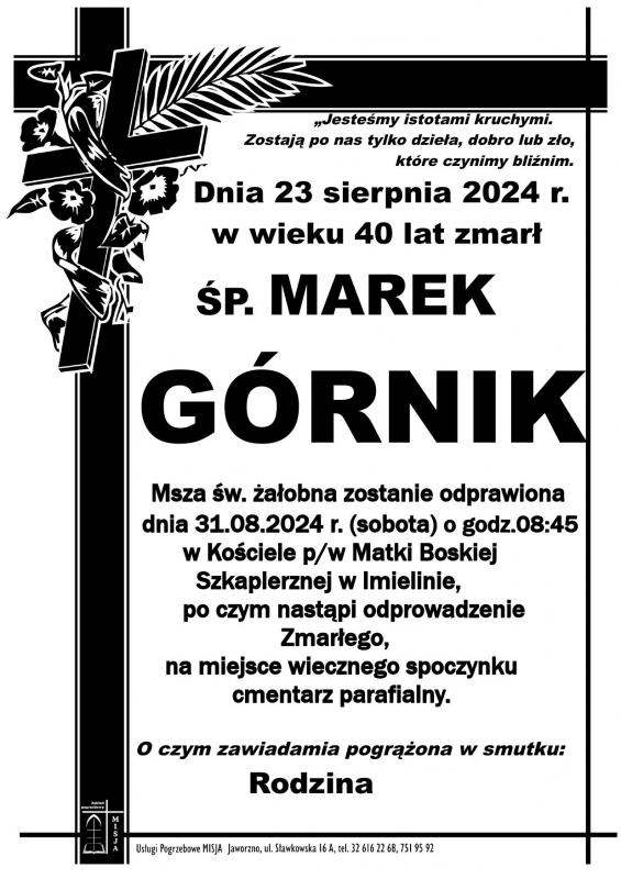 MAREK GÓRNIK