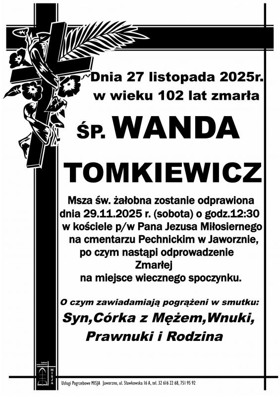 WANDA TOMKIEWICZ