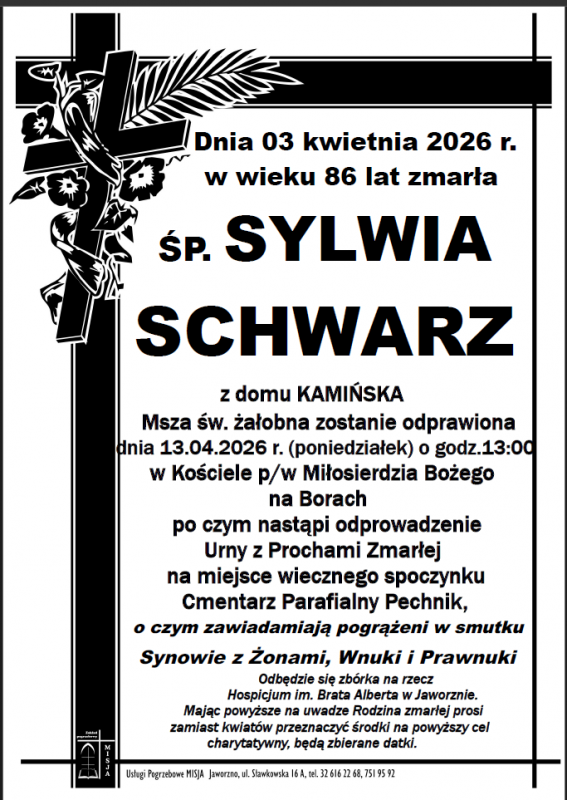 SYLWIA SCHWARZ Z DOMU KAMIŃSKA