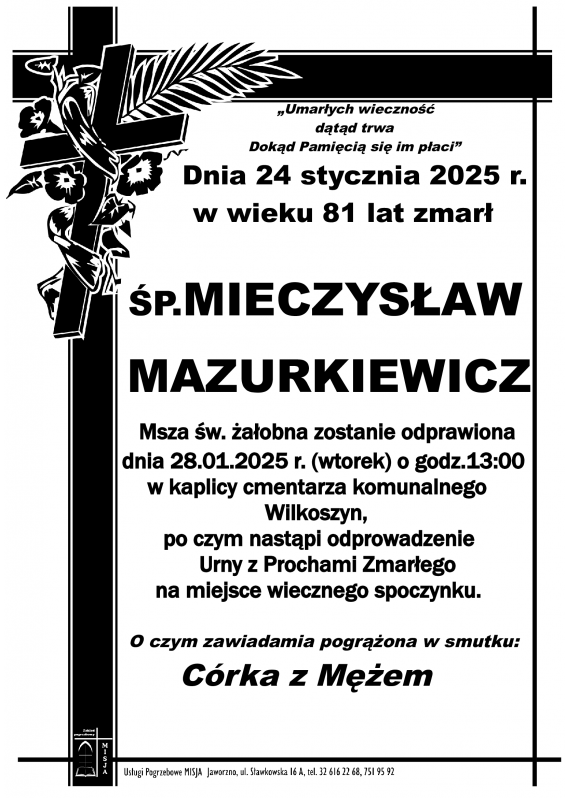 MIECZYSŁAW MAZURKIEWICZ