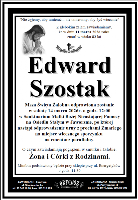 EDWARD SZOSTAK