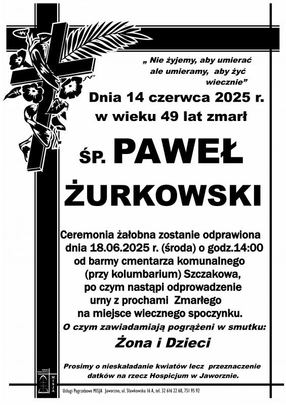 PAWEŁ ŻURKOWSKI