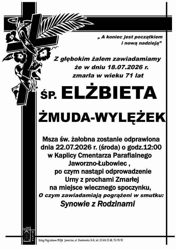 ELŻBIETA ŻMUDA-WYLĘŻEK
