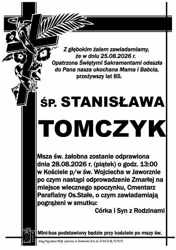 STANISŁAWA TOMCZYK