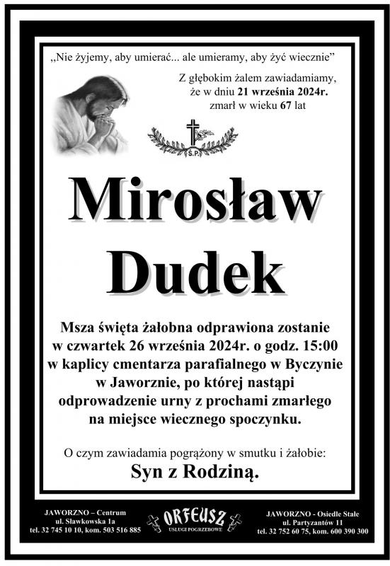 MIROSŁAW DUDEK