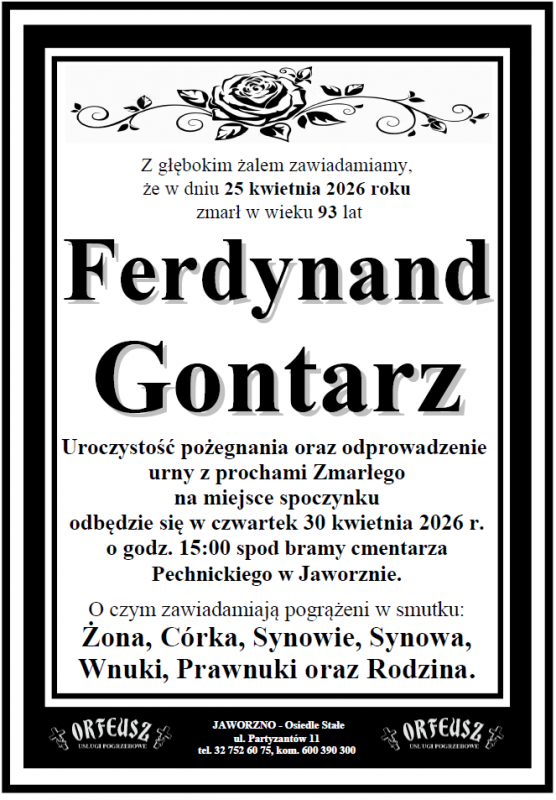 FERDYNAND GONTARZ