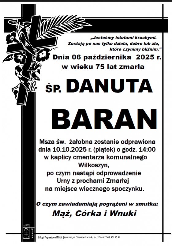 DANUTA BARAN