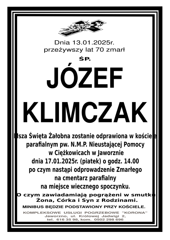 JÓZEF KLIMCZAK