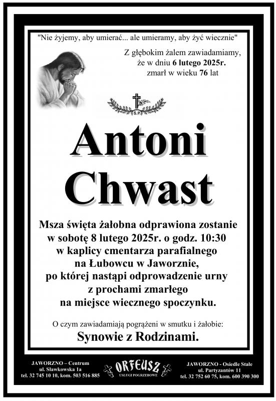 ANTONI CHWAST