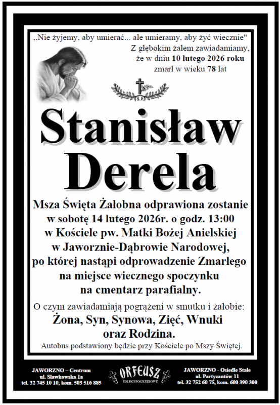 STANISŁAW DERELA